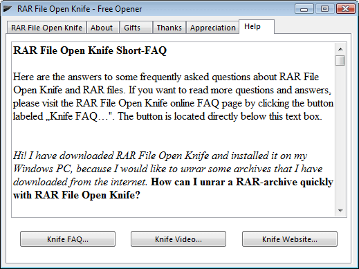 open a rar file online